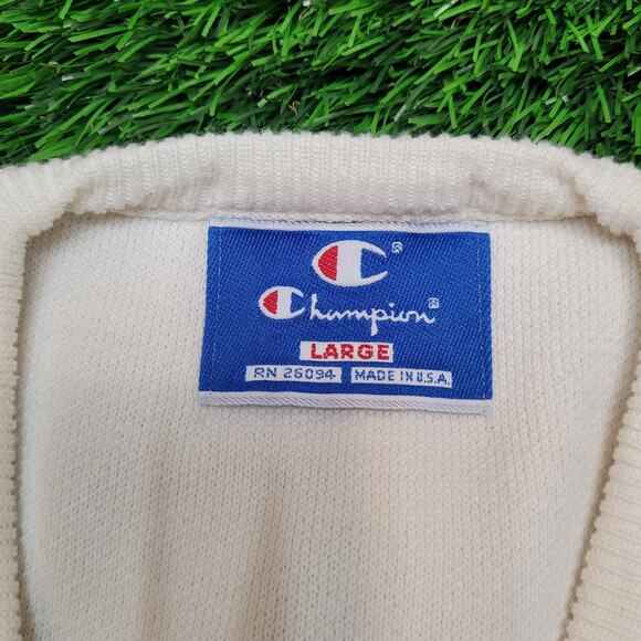 VTG 90s Champion USA Made Mater Dei Sweater Boxy Fit Drop Shoulder Large - Picture 5 of 8